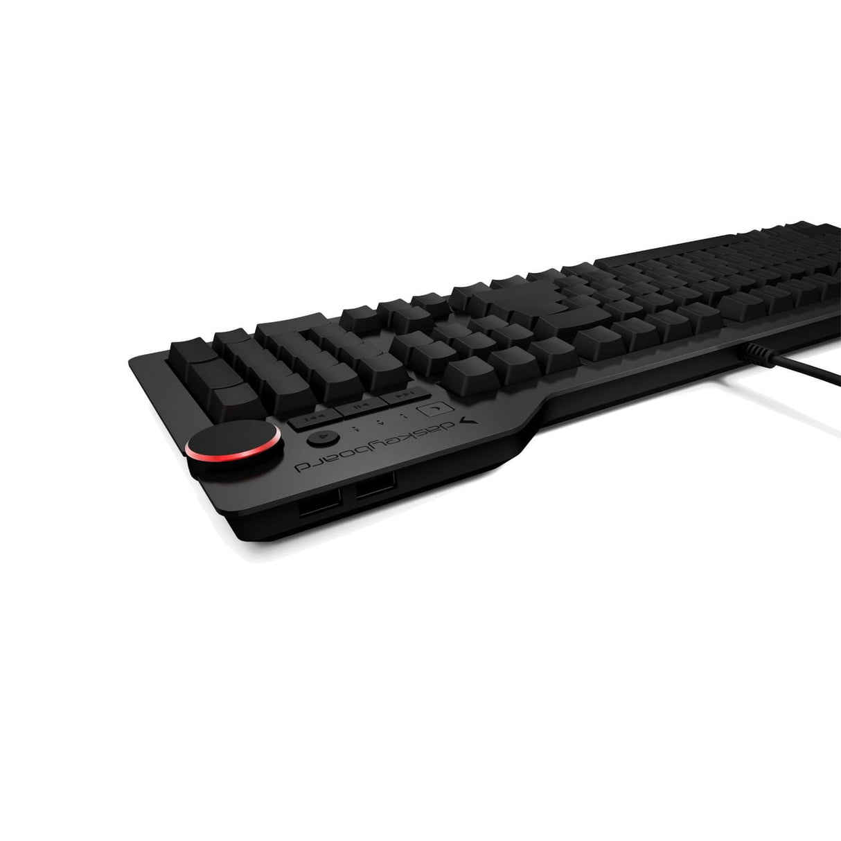 Das Keyboard 4 Ultimate Mechanical Keyboard - Black - [Brown Cherry MX Keys]