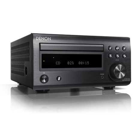 Denon RCD-M41DAB Micro HiFi CD Receiver with Bluetooth - Black