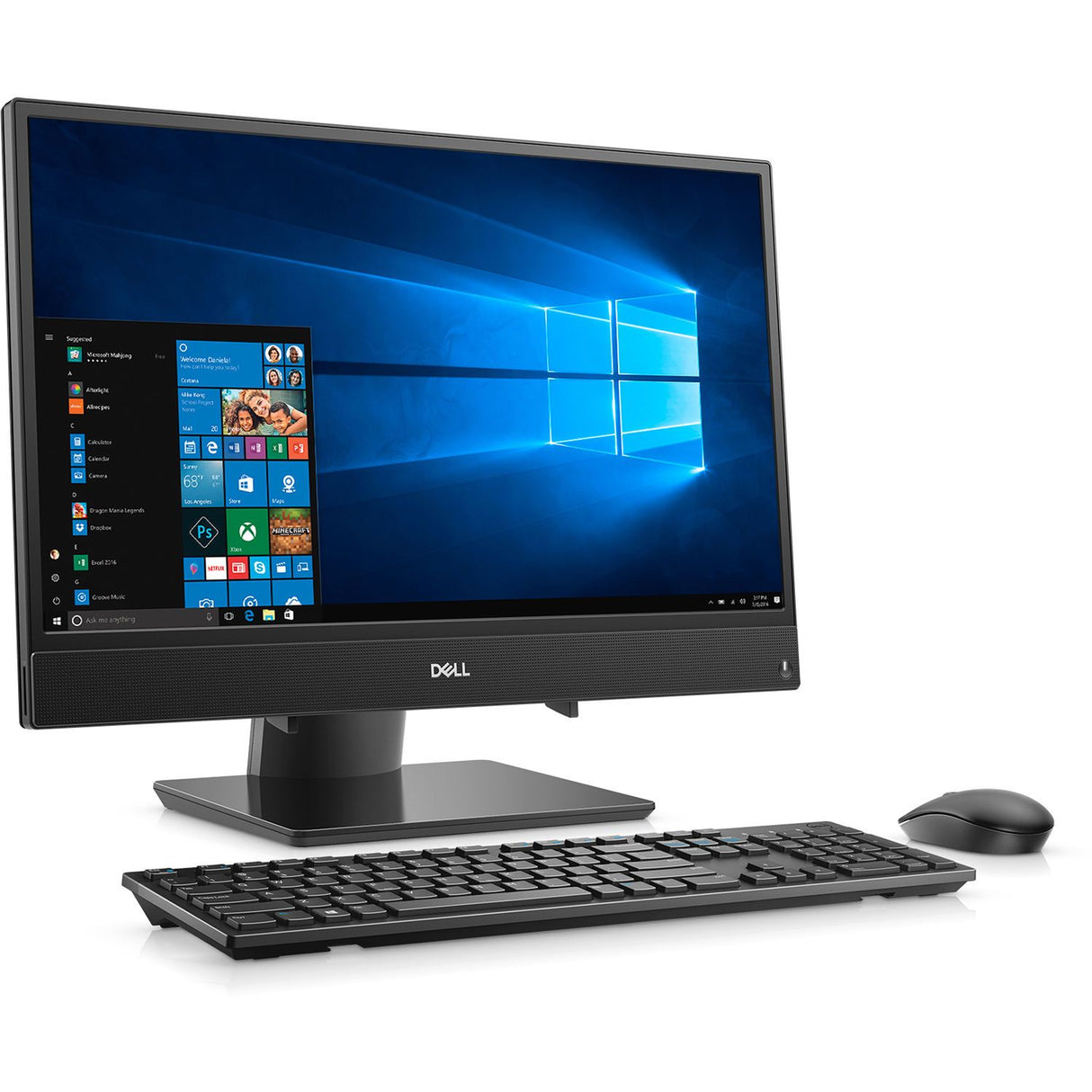 Dell Inspiron 22 3280 All-in-One, Intel Core i3, 8GB RAM, 1TB HDD, 21.5" - Black
