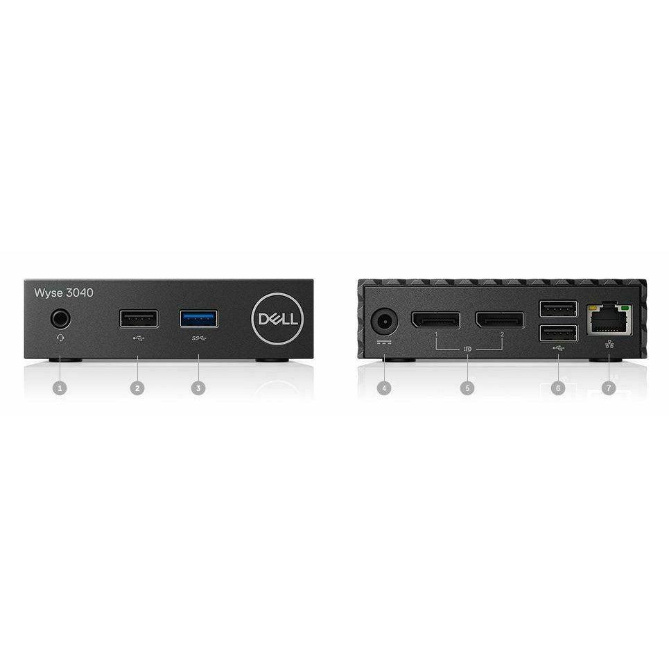 Dell Wyse 3040 Thin Client, Intel Atom X5, 2GB, 16GB, Black