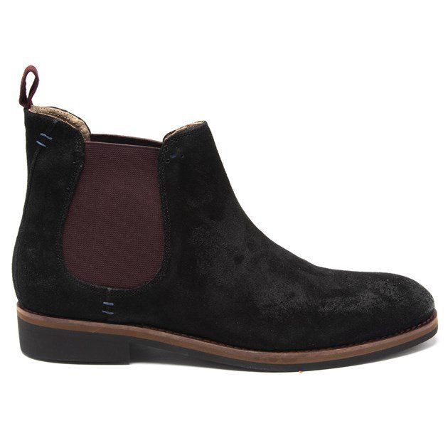 Oliver Sweeney London Burrows Boots - Black Suede - Size 8
