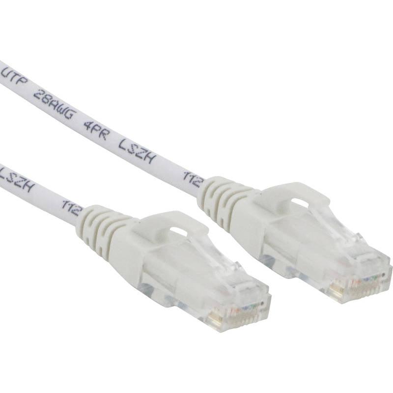 Excel Category 6 Mini Patch Lead U/UTP LS0H 3m - White