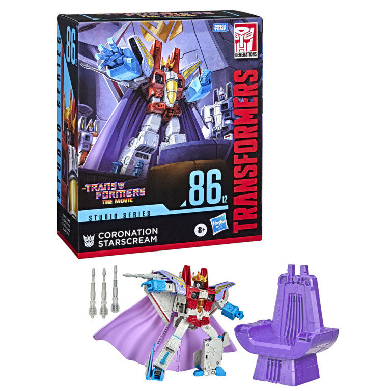 Hasbro Transformers Studio Series 86 King Coronation Starscream - Pristine