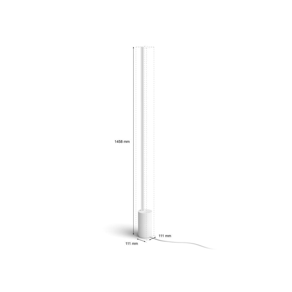 Philips Single Hue Floorlamp - White - Refurbished Excellent