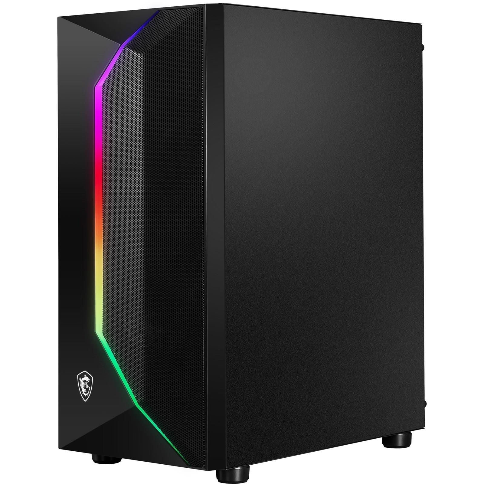MSI MAG VAMPIRIC 100R RGB ATX Mid Tower PC Case - Black