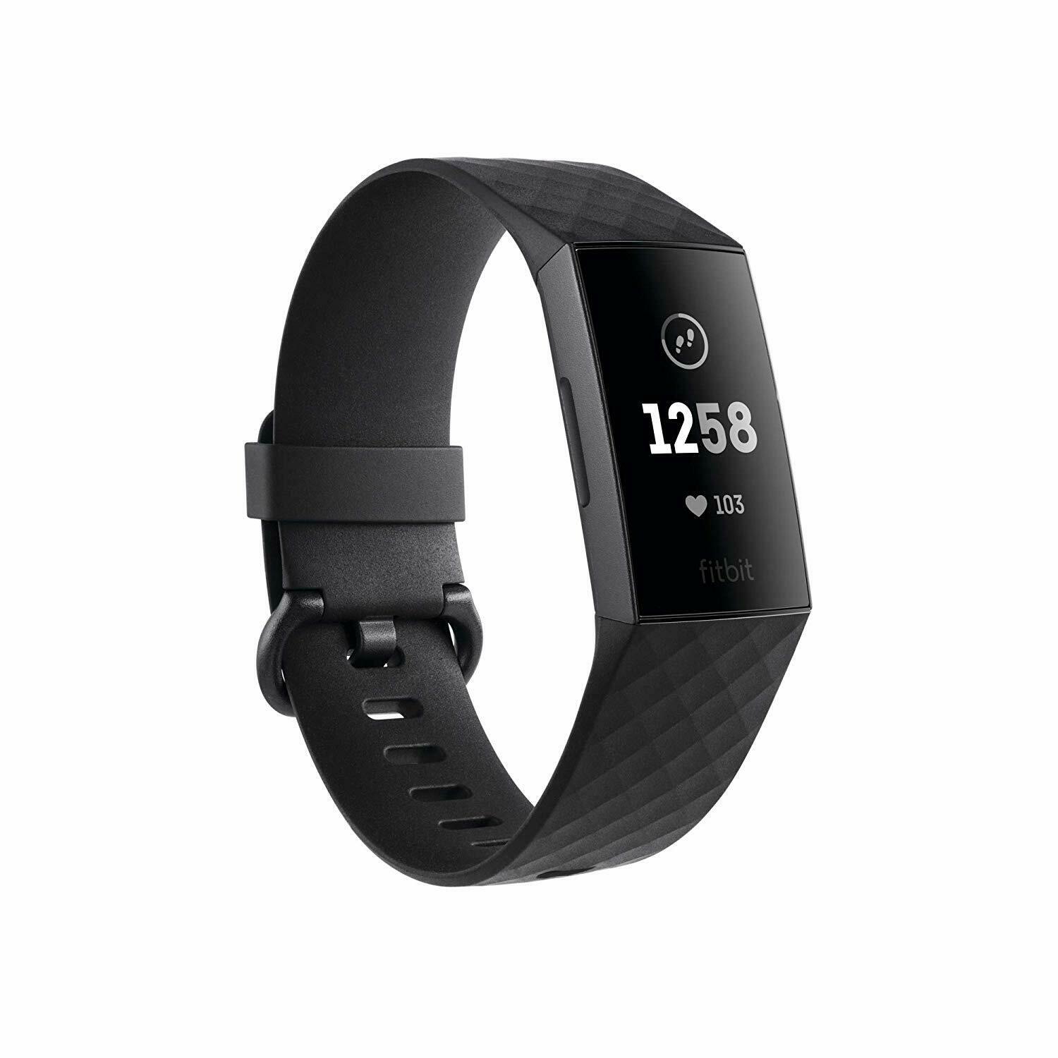 Fitbit Charge 3 Advanced Fitness Tracker with Heart Rate Tracking