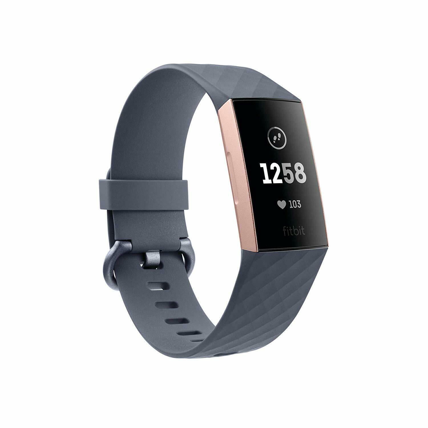 Fitbit Charge 3 Advanced Fitness Tracker with Heart Rate Tracking