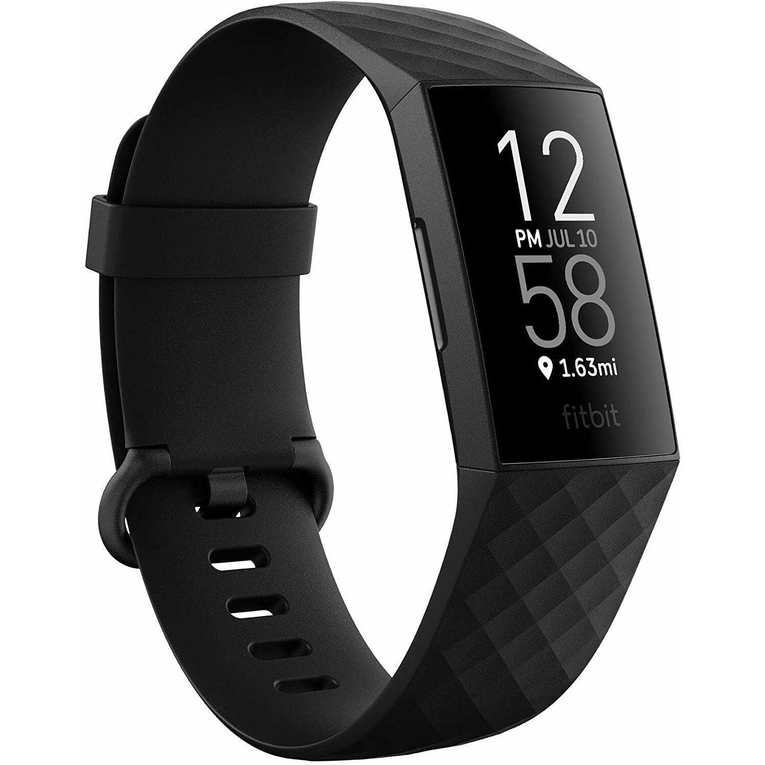Fitbit Charge 4 Advanced Fitness Tracker with GPS - Black - Refurbished Good