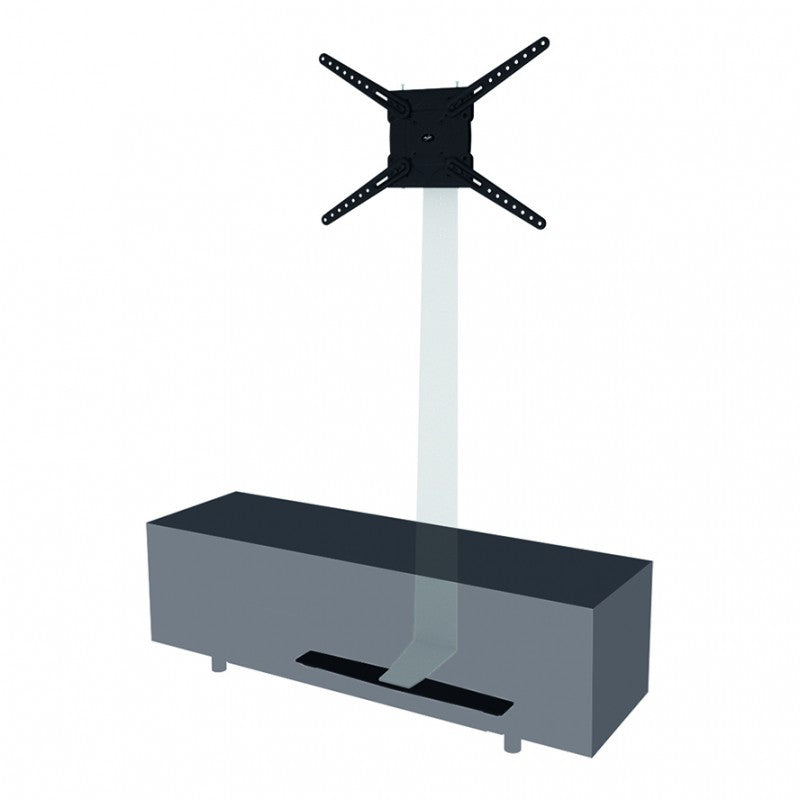 AVF Against the Wall Standing TV Mount, Up To 80" - Black