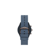 Fossil Q Men's Silicone Strap Touch Screen Smartwatch, Blue/Smoke FTW4021