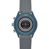 Fossil Q Men's Silicone Strap Touch Screen Smartwatch, Blue/Smoke FTW4021