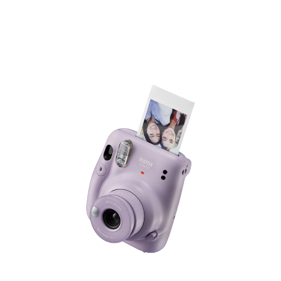 Fujifilm Instax Mini 11 Instant Camera with Built-In Flash & Hand Strap - Purple - Refurbished Good