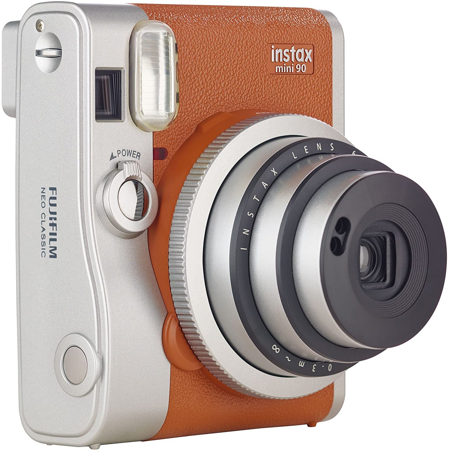 Fujifilm Instax Mini 90 Neo Classic Mini 90 Camera, Brown – Stock