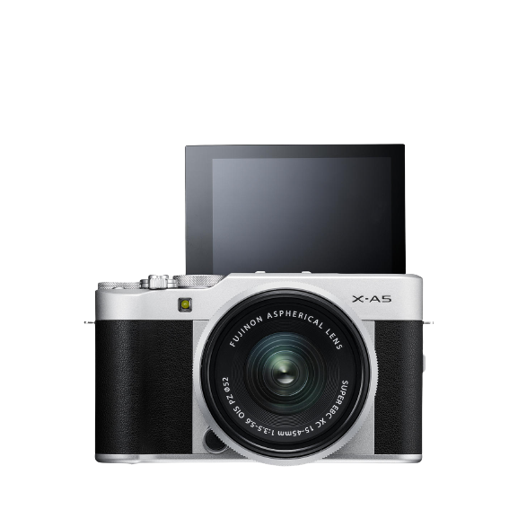 Fujifilm X-A5 Compact System Camera with XC 15-45mm OIS Lens & XC 50-230mm OIS Lens,