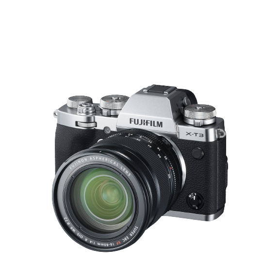 Fujifilm X-T3 Compact System Camera with 3” LCD Touch Screen, Silver