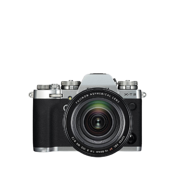 Fujifilm X-T3 Compact System Camera with 3” LCD Touch Screen, Silver