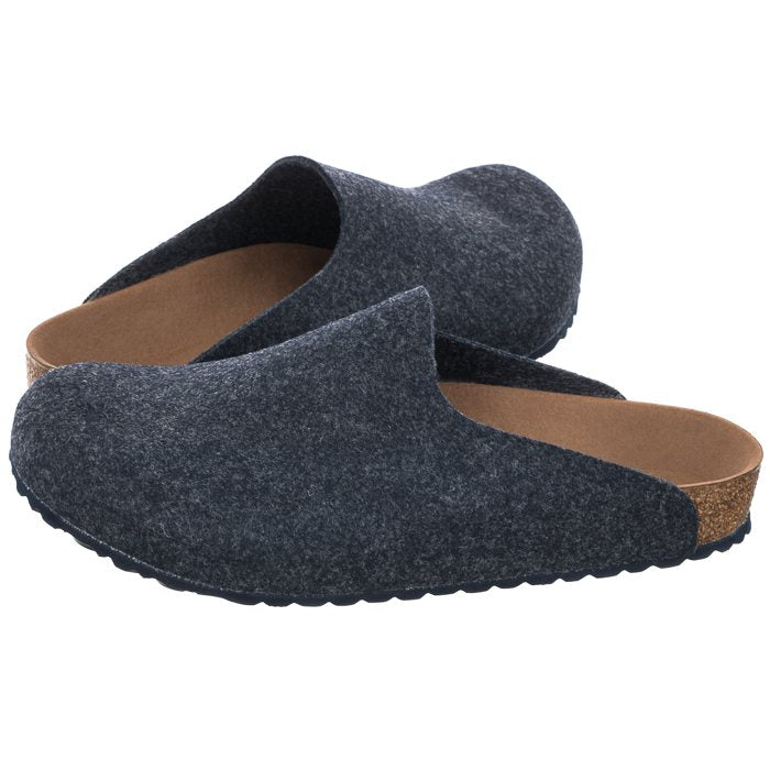 Birkenstock Amsterdam Mule Slippers Navy Size Stock Must Go
