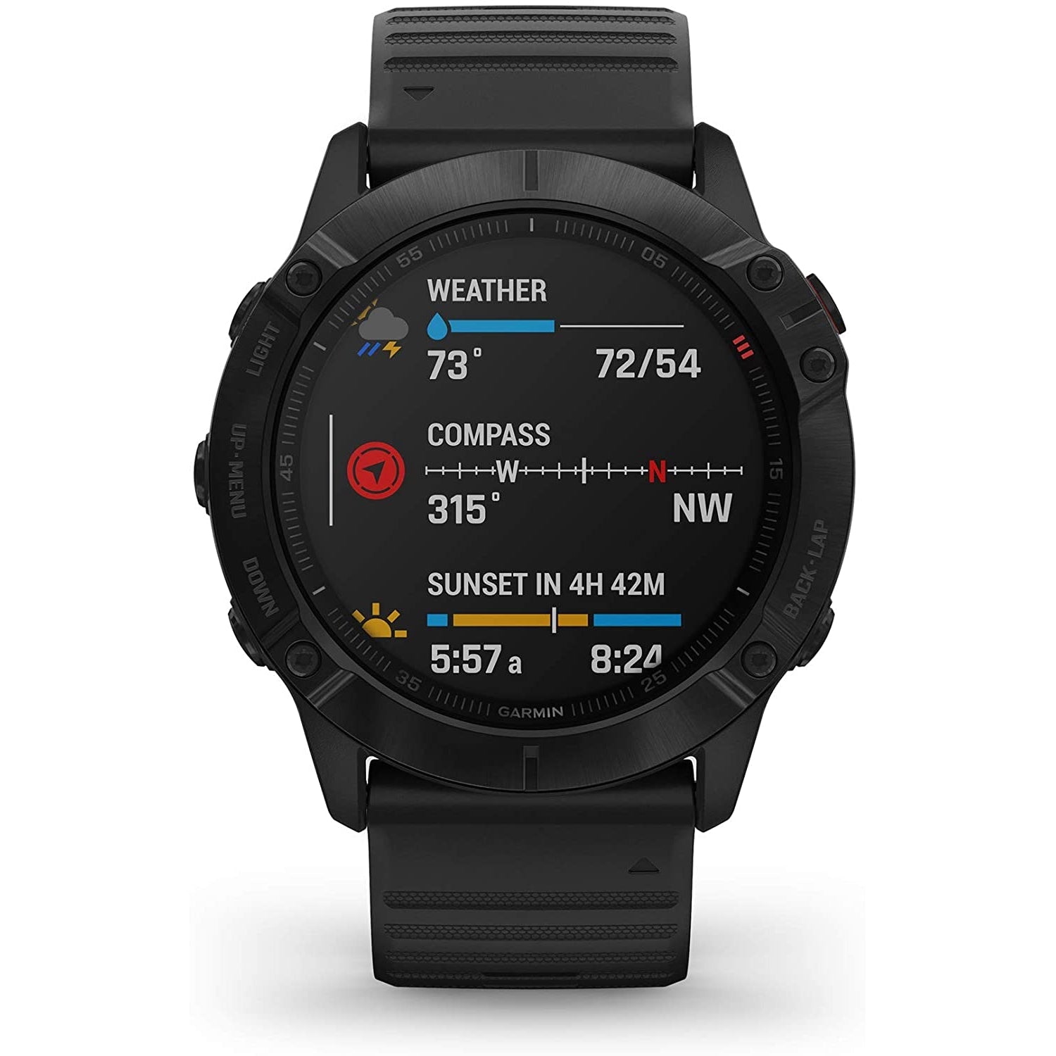 Garmin Fenix 6X Pro, Ultimate Multisport GPS Watch, Black - Refurbished Good