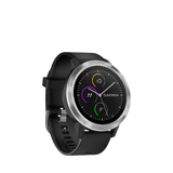 Garmin VivoActive 3 GPS Smartwatch - Black Stainless - NO STRAPS - Excellent