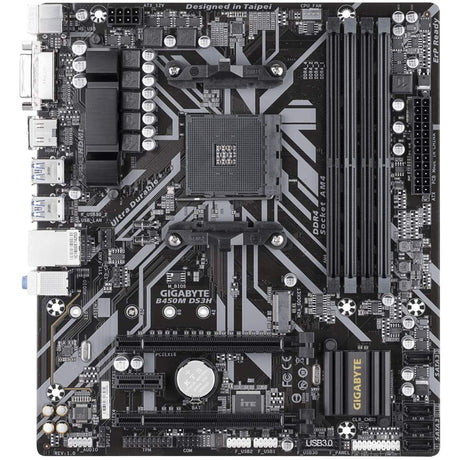 Gigabyte B450M DS3H (Socket AM4/B450/DDR4/S-ATA 600/Micro ATX)