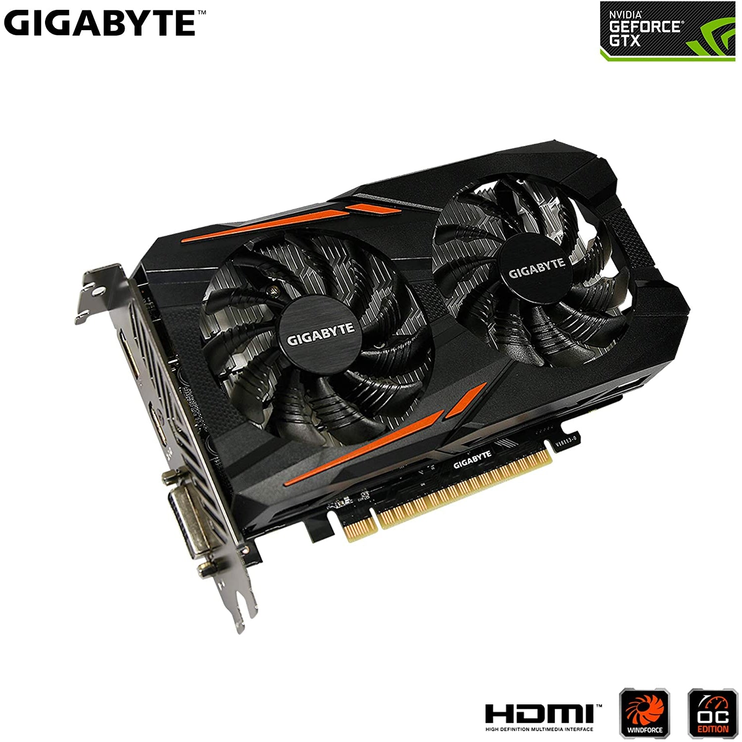 Gigabyte GeForce GTX 1050 Ti 4 GB GDDR5 128 bit Graphics Card (GV-N105TOC-4GD)