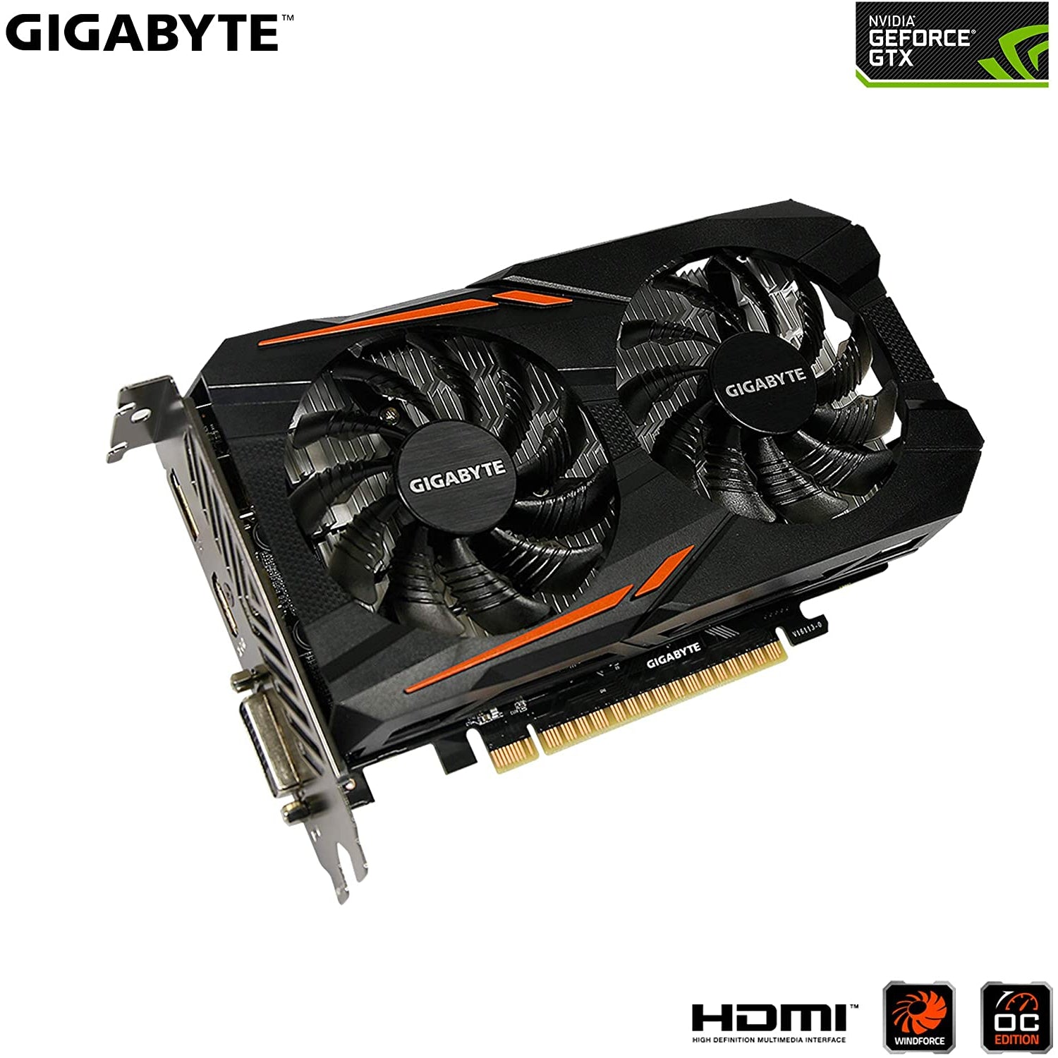 Gigabyte GeForce GTX 1050 Ti 4 GB GDDR5 128 bit Graphics Card (GV-N105TOC-4GD)