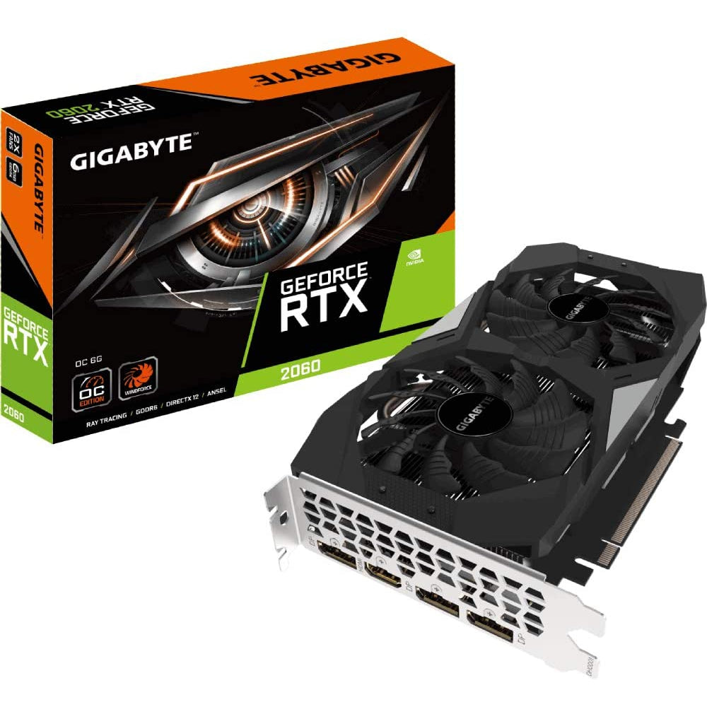 Gigabyte GeForce RTX 2060 OC 6GB GDDR6 192-bit memory interface Graphics Card