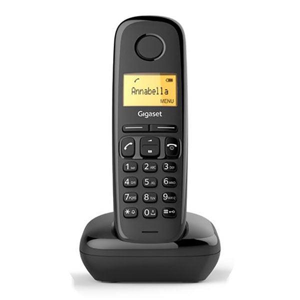 Gigaset A170 Single Landline Wireless Telephone, Black
