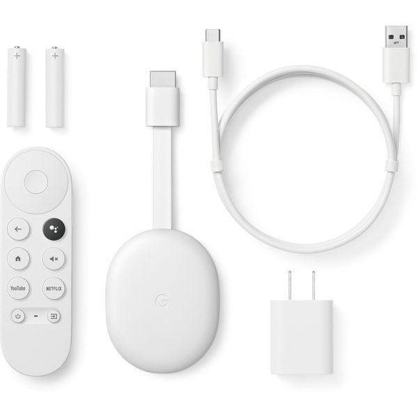 Google Chromecast with Google TV GZRNL - Snow - Refurbished Pristine