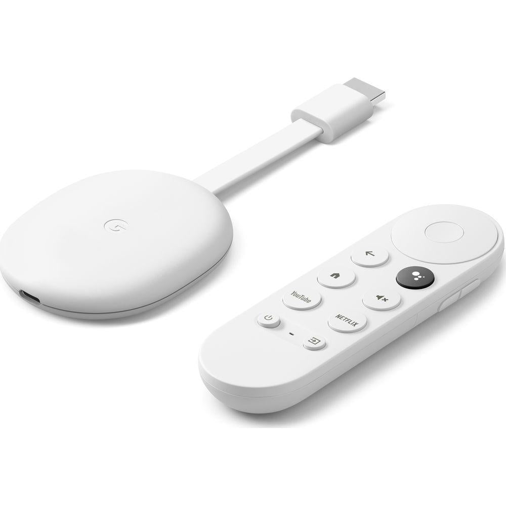Google Chromecast with Google TV GZRNL - Snow - Refurbished Pristine