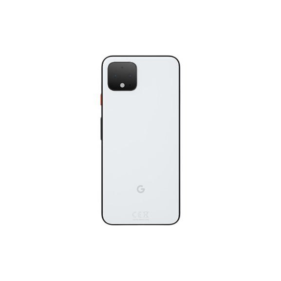 Google Pixel 4 Smartphone, Android, 5.7", 4G LTE, SIM Free, 64GB, Clearly White / Just Black