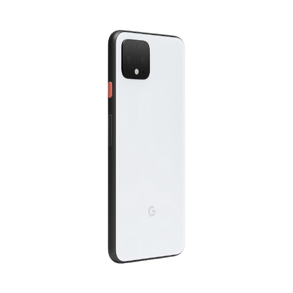 Google Pixel 4 Smartphone, Android, 5.7", 4G LTE, SIM Free, 64GB, Clearly White / Just Black