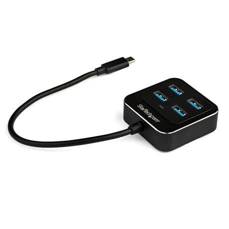 4-Port USB C Hub - USB-C to 4x USB-A Ports - SuperSpeed 10Gbps USB 3.1/3.2 Gen 2 Adapter Hub for Laptop - Aluminum