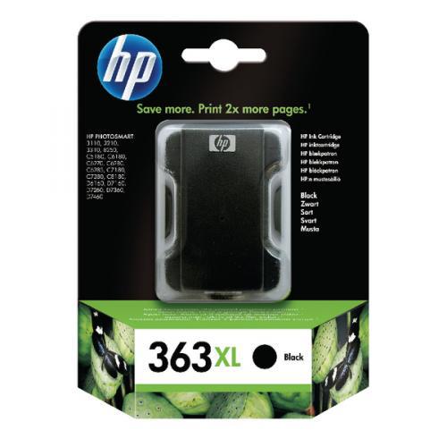 HP 363XL High Yield Black Inkjet Cartridge