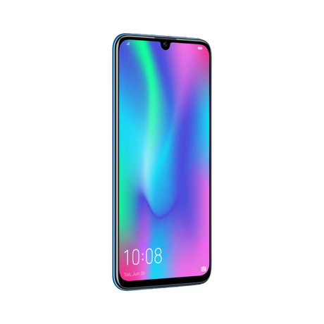Honor 10 Lite Dual SIM Smartphone, Android, 6.21”, 4G LTE, SIM Free, 64GB, Sapphire Blue