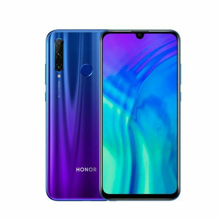 HONOR 20 Lite Dual SIM 128GB Android Smartphone Unlocked - Various Colours | UK