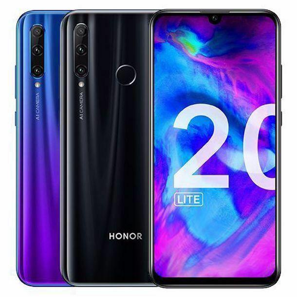 HONOR 20 Lite Dual SIM 128GB Android Smartphone Unlocked - Various Colours | UK