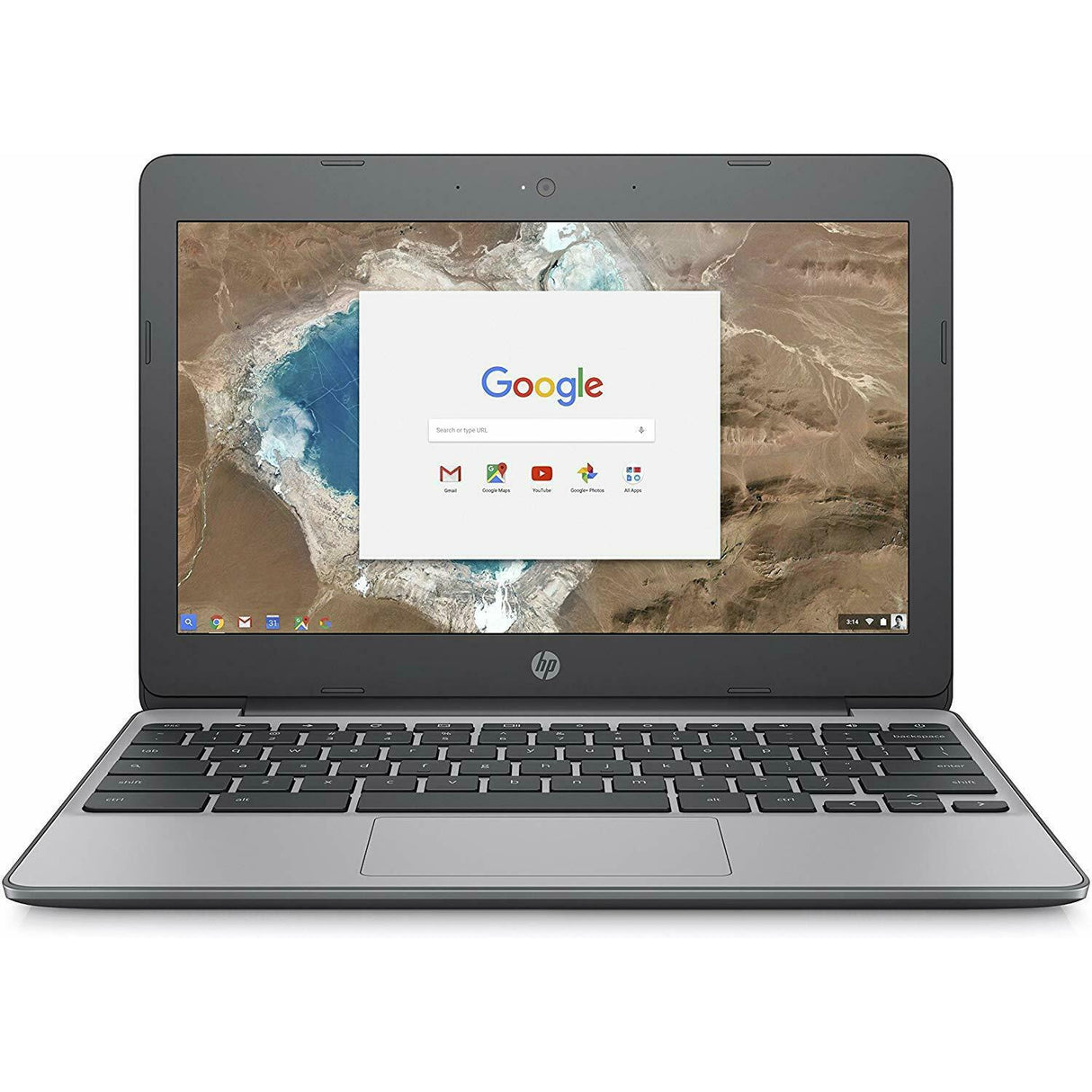HP Chromebook 11-V001NA Y3V73EA#ABU Intel Celeron N3060 4GB, 16GB, 11.6" Laptop - Grey