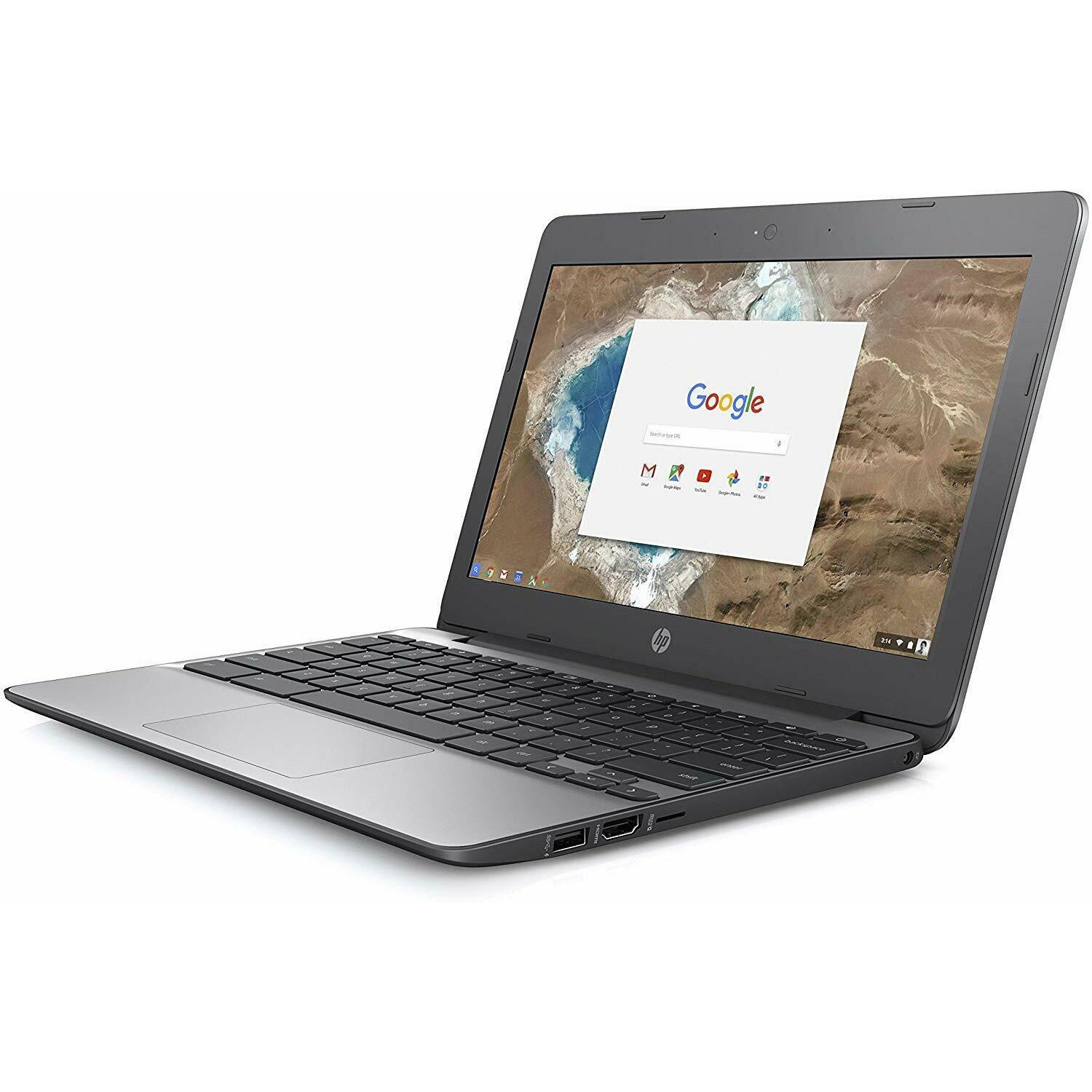 HP Chromebook 11-V001NA Y3V73EA#ABU Intel Celeron N3060 4GB, 16GB, 11.6" Laptop - Grey