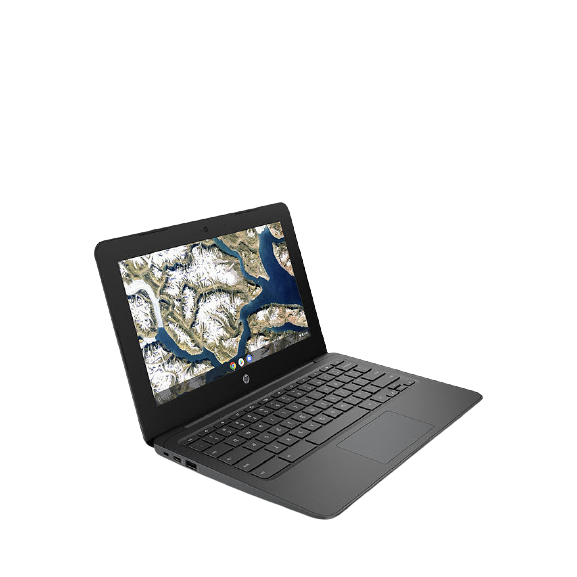 HP 11a-nb0000na Chromebook Laptop, Intel Celeron, 4GB RAM, 32GB eMMC, 11.6", Grey - Refurbished Pristine