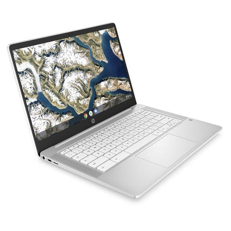 HP 14a-na0502sa 14" Chromebook, Intel Pentium, 8GB, 128GB, White (1D5J3EA#ABU)