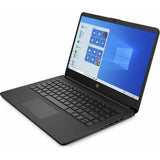 HP 14s-fq0508sa 14" Laptop, AMD 3020e, 64GB eMMC, 4GB RAM, Windows 10 S, Black - 1L6L0EAABU