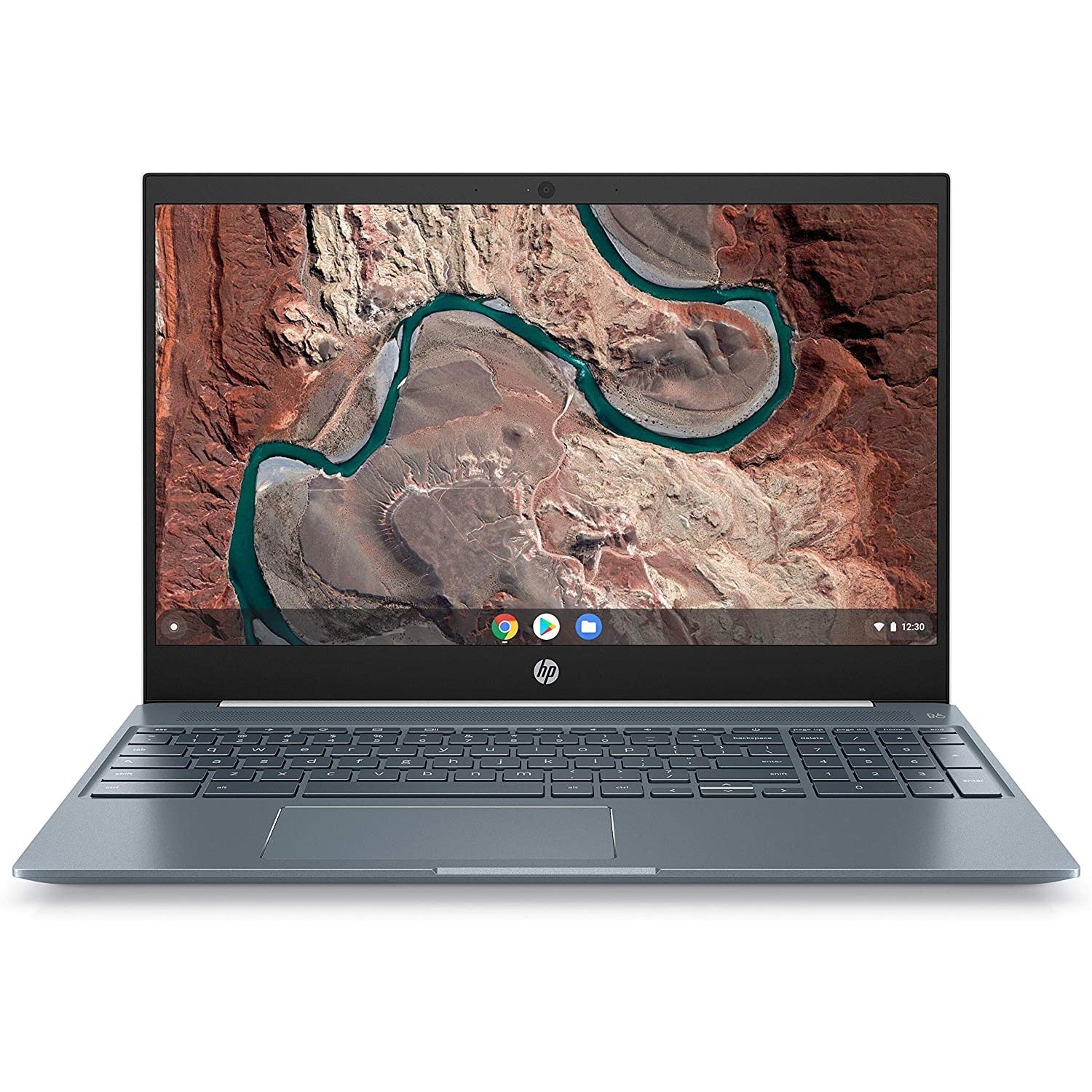 HP 15-de0002na Chromebook, Intel Core i3, 15.6", 8GB RAM, 128GB SSD, 6QB08EA#ABU - White - Refurbished Excellent
