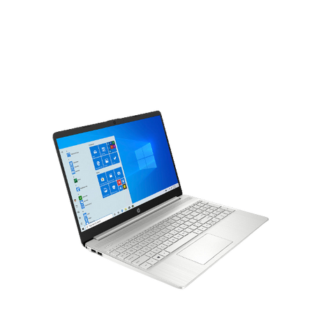 HP 15S-EQ0004NA Laptop, AMD Ryzen 3, 4GB RAM, 128GB SSD, 15.6", Silver - Refurbished Excellent
