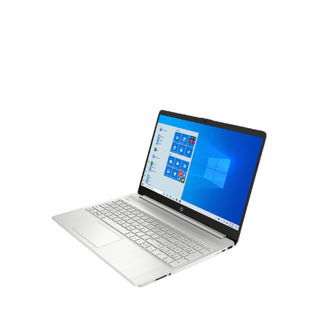 HP 15S-EQ0004NA Laptop, AMD Ryzen 3, 4GB RAM, 128GB SSD, 15.6", Silver - Refurbished Excellent