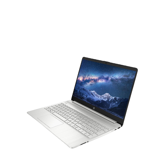 HP 15S-EQ1033NA Laptop, 1E9R8EA#ABU AMD Ryzen 3 Processor, 8GB RAM, 128GB SSD, 15.6" Full HD - Silver