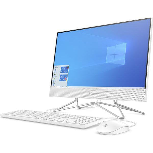 HP 22-df0008na 21.5" All-in-One PC - Intel Celeron, 4GB RAM, 128 GB SSD, White