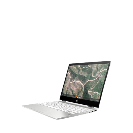 HP x360 12b-ca0500na 12" 2 in 1 Chromebook - Intel Celeron, 64 GB eMMC, Silver (8RS78EA#ABU)