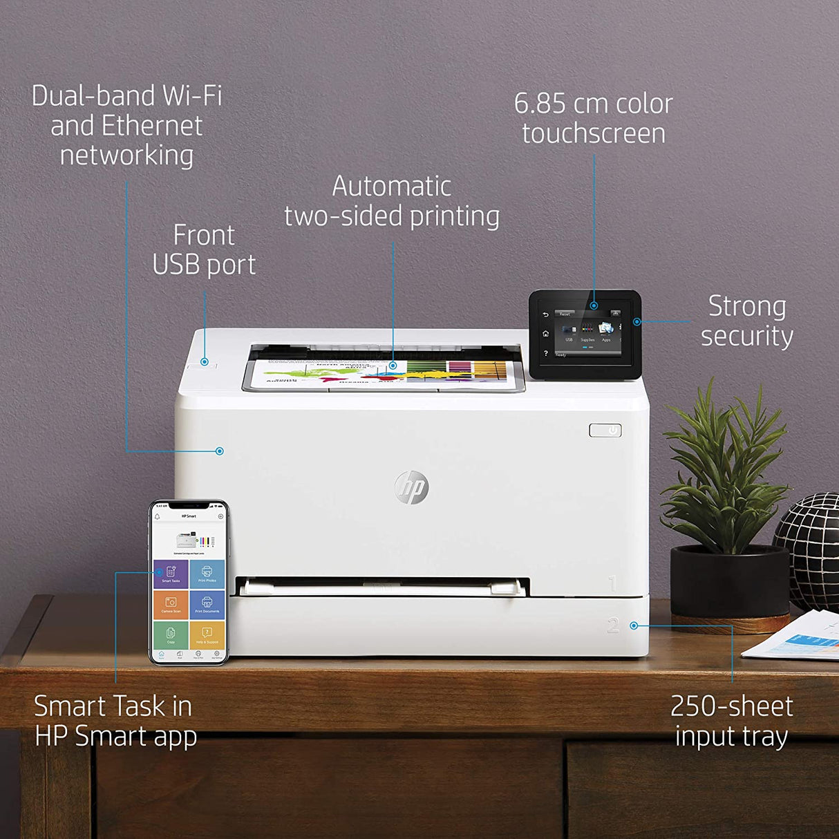 HP Colour LaserJet Pro M255dw Printer