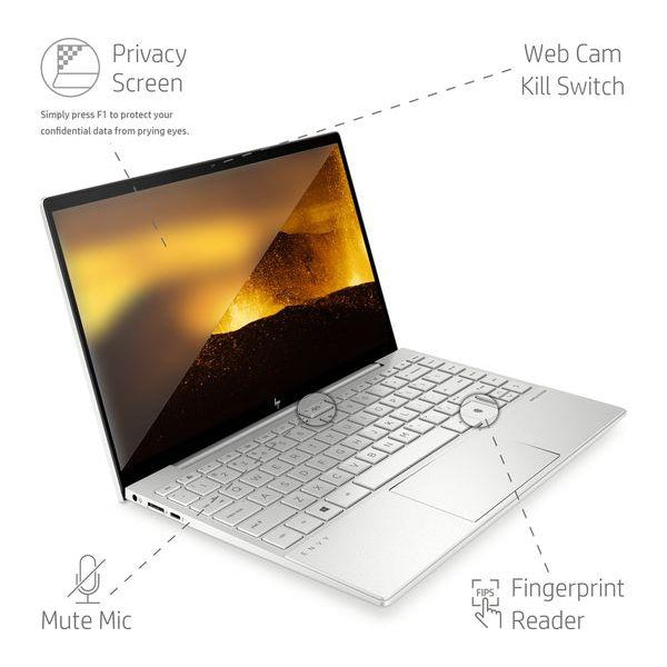 HP ENVY 13.3" Laptop - Intel Core i5, 512 GB SSD, 8GB RAM, Silver, 133T0EAABU